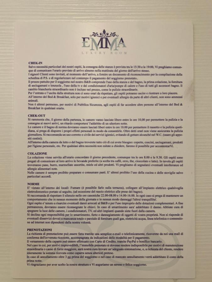 Bed & Breakfast Emma Luxury