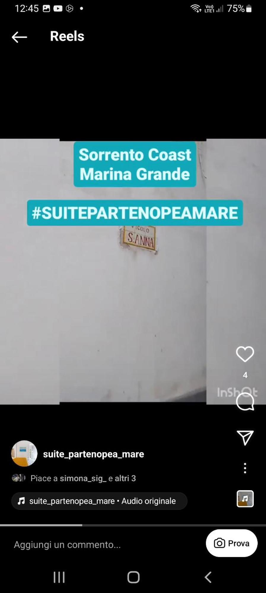 Partenopea Mare Appartamento *