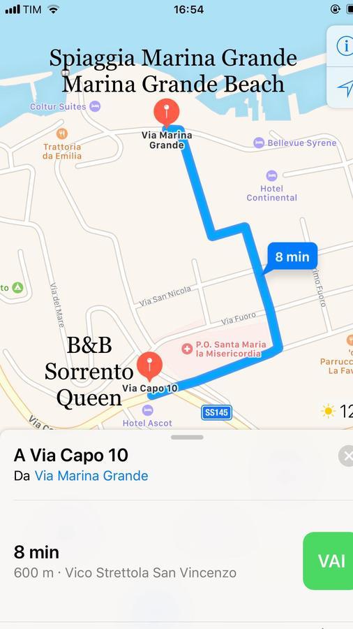 Queen Bed & Breakfast Sorrento
