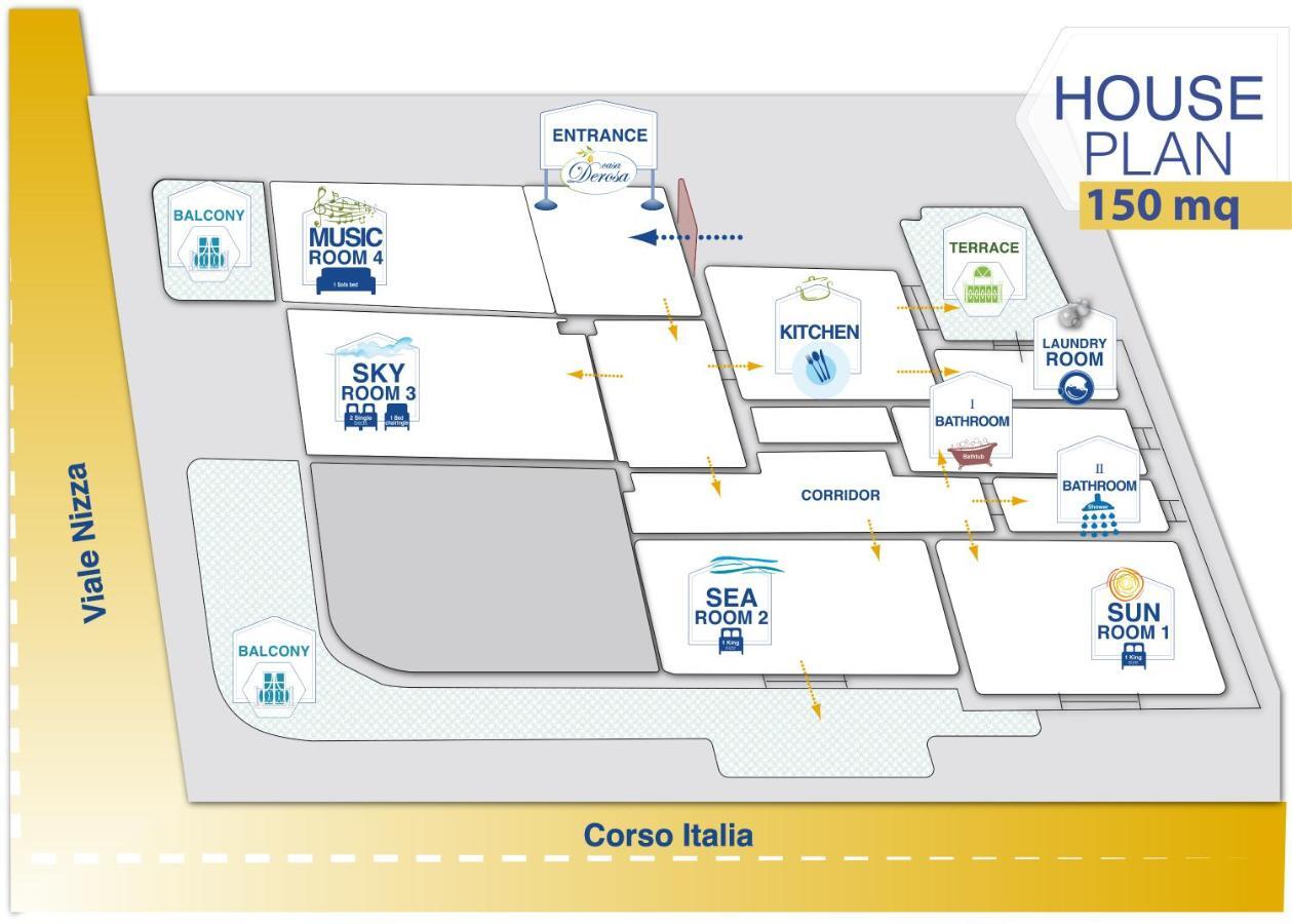 Appartamento Casa Derosa In Centro Sorrento